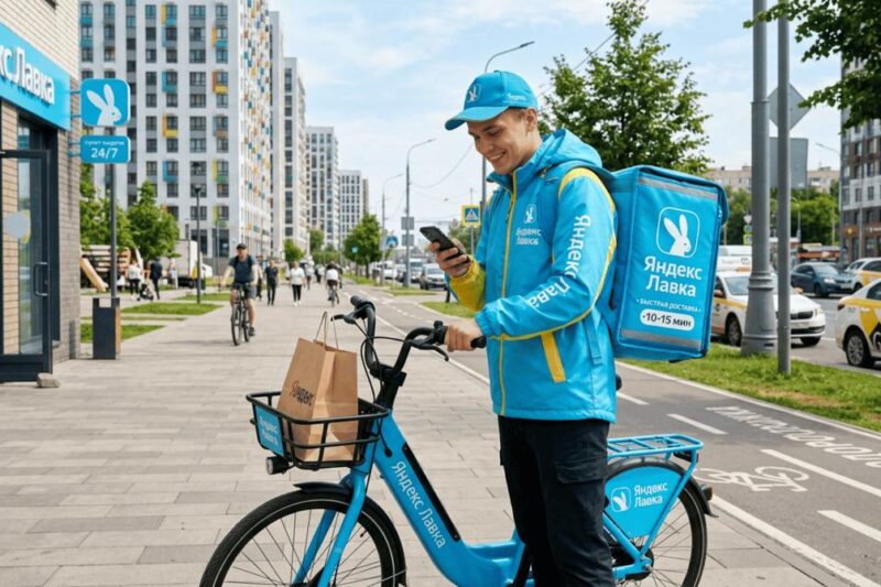 Работа курьером на личном авто в Яндекс Лавка в Москве
