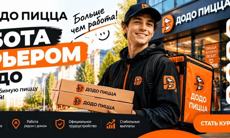 Отзывы о работе курьером в «Додо Пицца» в Перми
