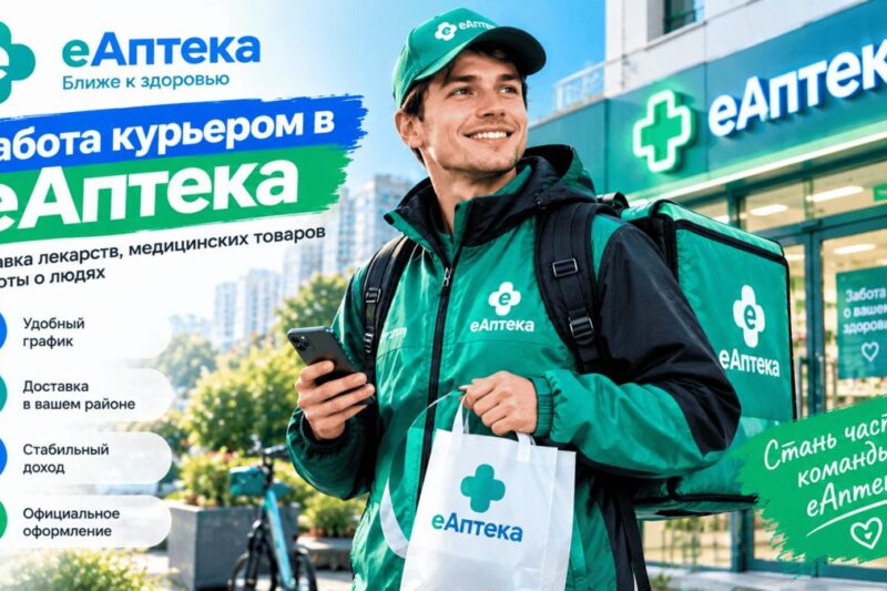 Работа курьером в «еАптека»