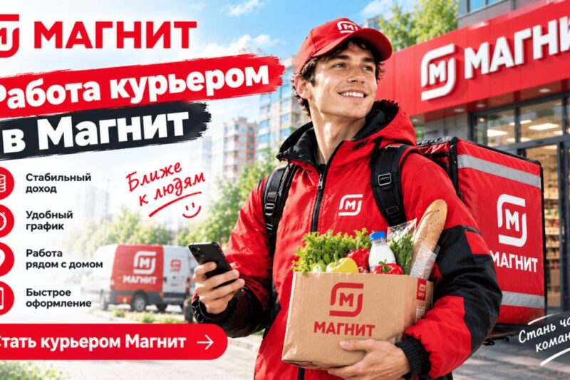 Работа курьером в «Магнит» в Сыктывкаре