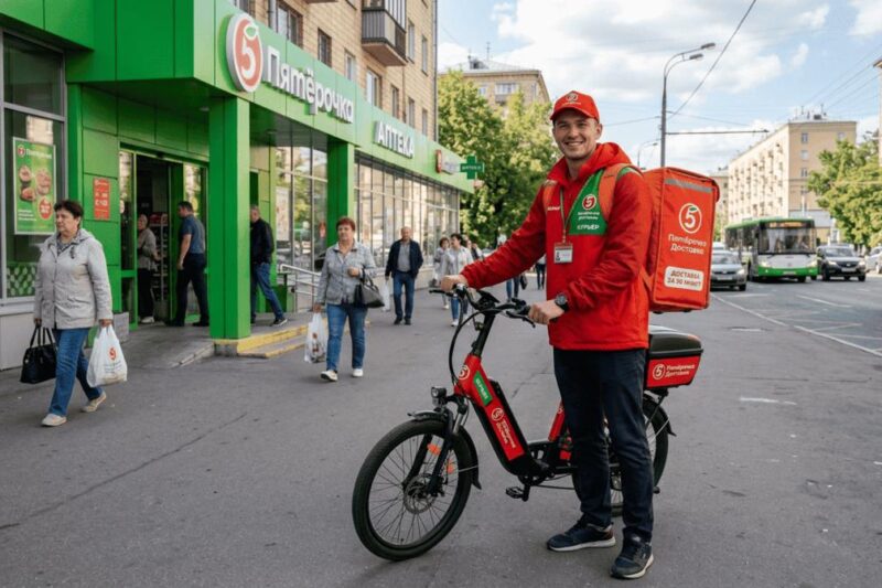 Работа курьером в «Пятёрочка»