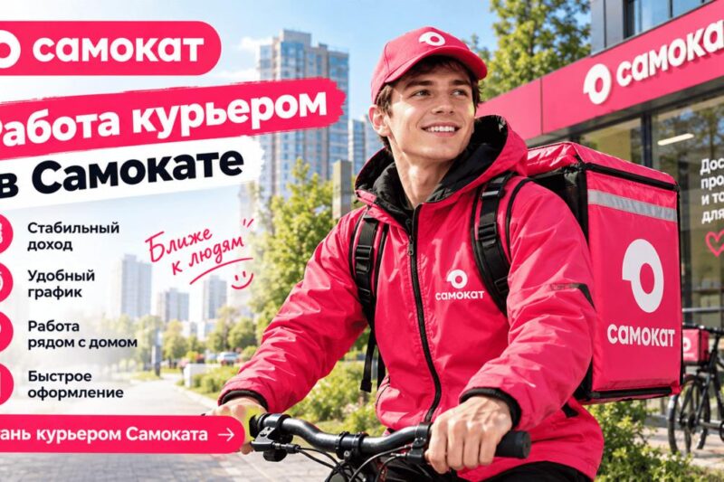 Работа курьером в «Самокат» в Краснодаре