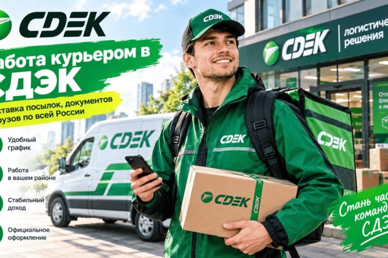 Работа курьером в «СДЭК» срочные вакансии