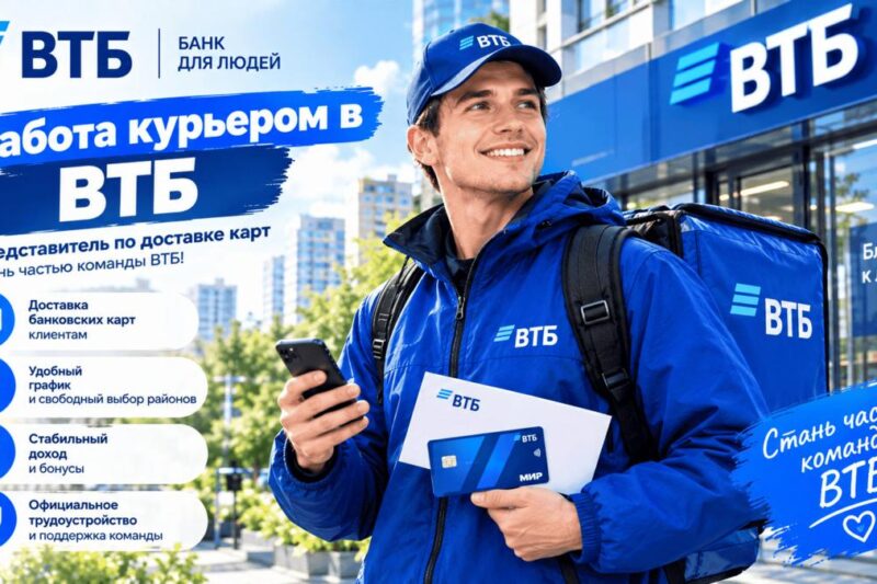 Оформление на работу курьером в «ВТБ»: документы