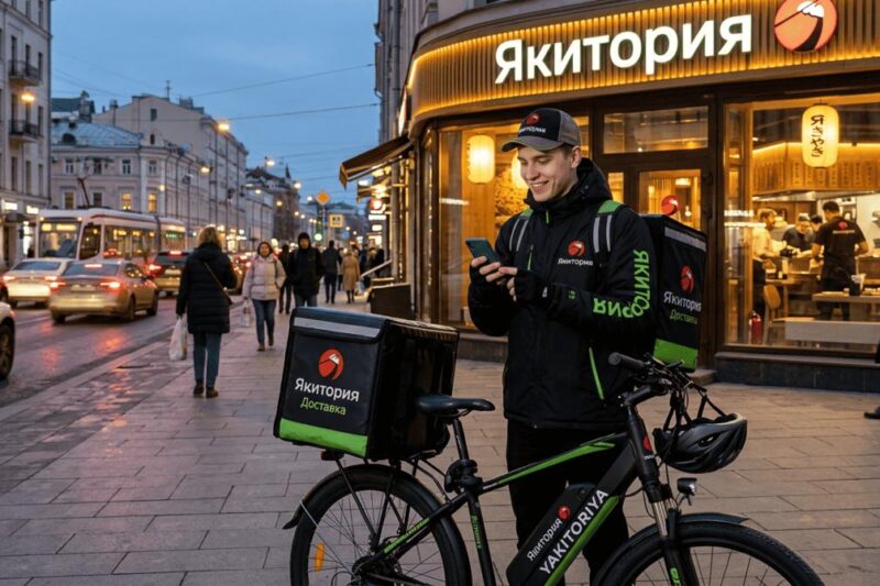 Работа курьером в «Якитория»