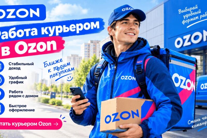 Работа водителем-курьером в «Ozon»