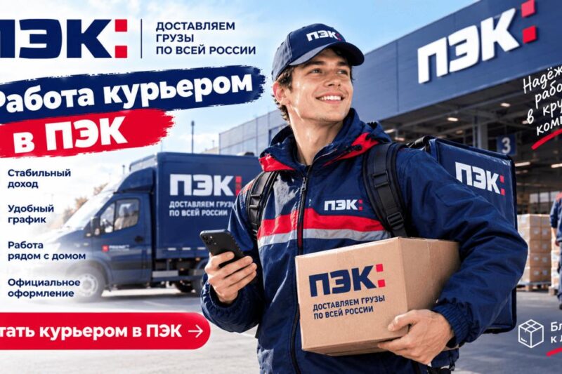 Работа водителем-курьером в «ПЭК»
