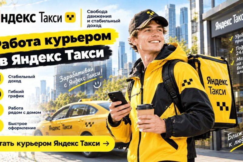 Работа водителем-курьером в Яндекс Такси